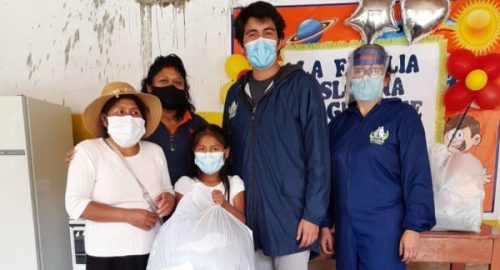 Campaña solidaria realizada en el Colegio Octavia Sánchez López en Huarochirí (19/09/21)