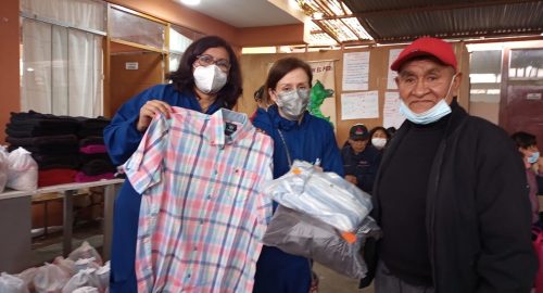 Obra solidaria a favor de los adultos mayores de Pamplona Alta en San Juan de Miraflores (27/08/2022)