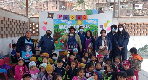Obra solidaria a favor de 55 niños del Pronoei (Programa No Escolarizado de Educación Inicial) en el AAHH Alto Progreso en Pamplona Alta – San Juan de Miraflores (08/10/2022)