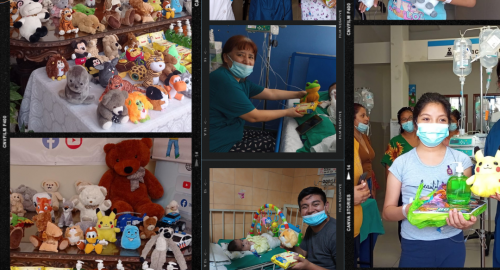 Obra solidaria a favor de 55 niños del Hospital Sabogal distrito de Bellavista, provincia del Callao (11/02/2023).