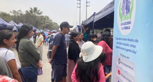 Obra solidaria a favor de 191 pobladores del distrito de Chaclacayo (14/10/2023).
