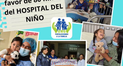 Obra solidaria a favor de 80 niños del HOSPITAL DEL NIÑO – BREÑA  (06/11-23)