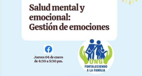 Charla para adolescentes. Tema: gestión de emociones (05/01/24)