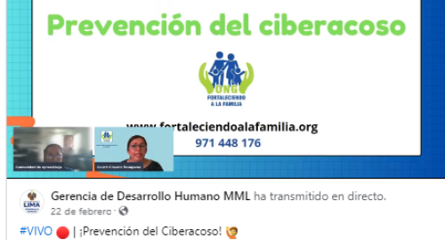 Charla para PADRES. Tema: Prevención del ciberacoso (22/02/24)