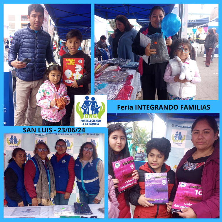 Lee más sobre el artículo Participación en la FERIA INTEGRANDO FAMILIAS -San Luis (23/06/24)