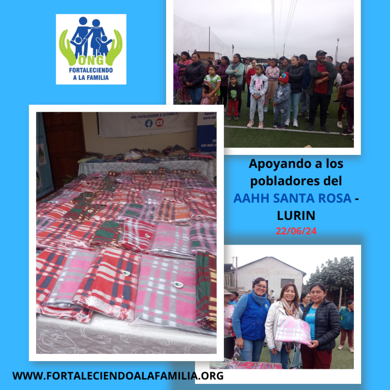 Lee más sobre el artículo Obra solidaria para 124 pobladores del AAHH SANTA ROSA – LURIN (22/06/24)