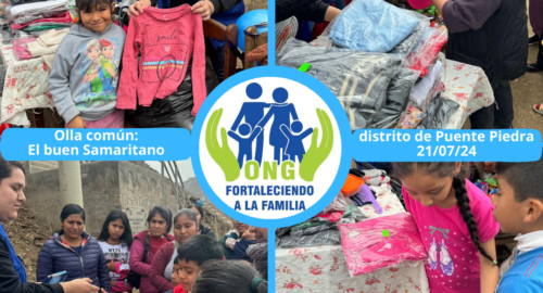 Obra social para la Olla Común: El Buen Samaritano. Distrito de Puente Piedra (21/07/24)