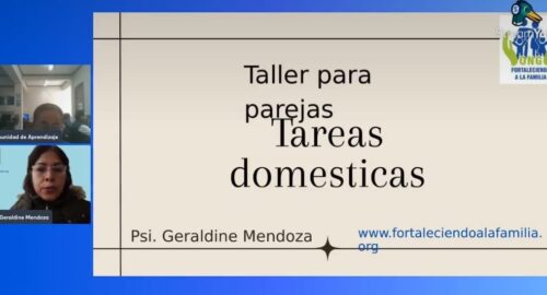 Charla para parejas. Tema: Tareas domésticas (06/06/2024)