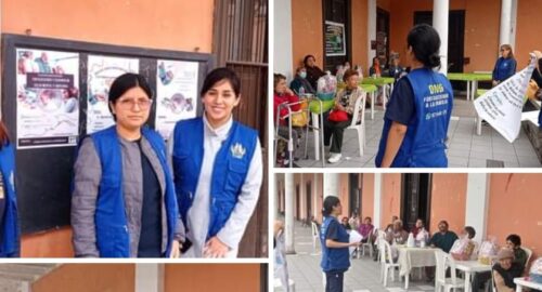 Charla para Adultas Mayores. Tema: Fortaleciendo la salud mental y emocional. Distrito del Rímac (09/06/2024)