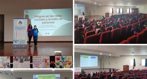Charla para alumnos. Tema:Peligros en las redes sociales y la trata de personas (03/09/2024)