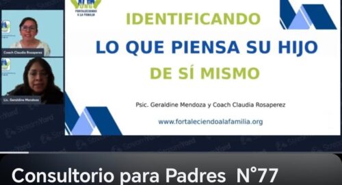 Charla para padres. Tema: Lo que piensa su hijo de sí mismo (06/09/2024)