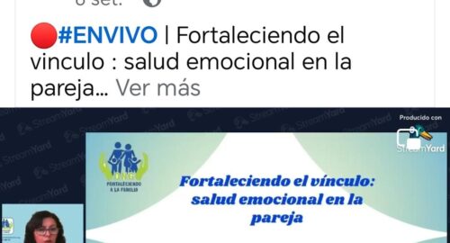 Charla para parejas. Tema: Fortaleciendo el vínculo: salud emocional en la pareja (06/09/2024)