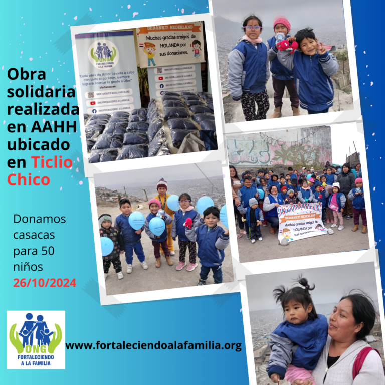 Lee más sobre el artículo Obra solidaria realizada en Ticlio chico. Donación para 50 niños (26/10/24)