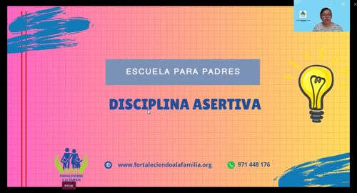 Escuela para Padres. Tema: disciplina asertiva (08/11/24)