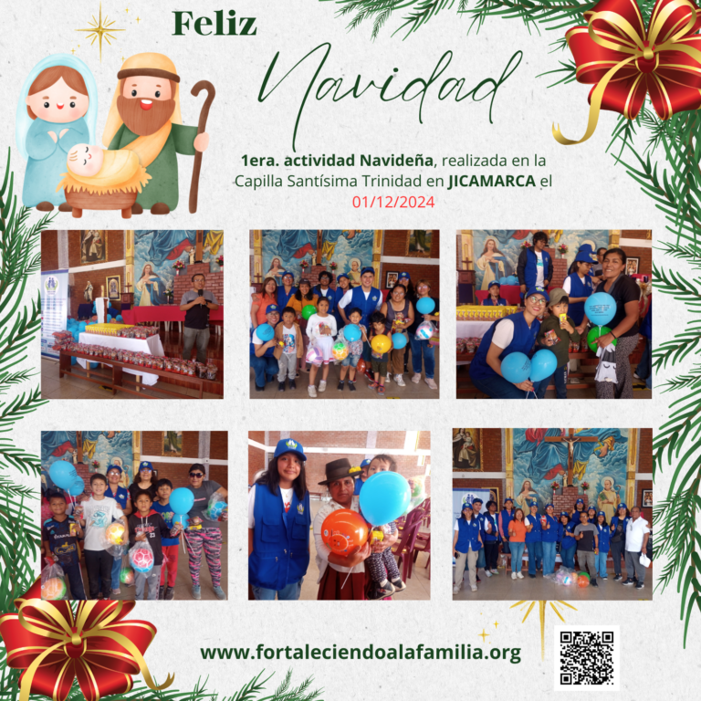 Lee más sobre el artículo 1ra. chocolatada Navideña para 150 niños en JICAMARCA, provincia de Huarochirí (01/12/2024)
