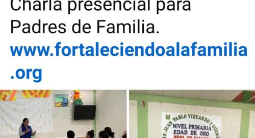 Charla presencial para Padres. Tema: La importancia de la Familia en la sociedad (29/11/24)
