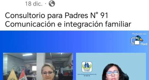 Charla para padres. Tema: Comunicación e integración familiar (18/12/24)