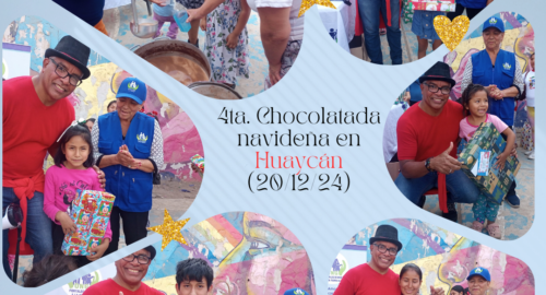 4ta. Chocolatada Navideña para 40 niños de Huaycán (20/12/24)