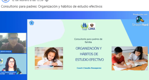 Consultorio para padres. Tema: Organización y hábitos de estudio efectivo (12/02/2025)