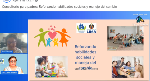 Consultorio para padres. Tema: Reforzando habilidades sociales y manejo del cambio (19/02/2025)