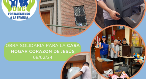 Donaciones para la Casa Hogar Corazón de Jesús – Villa El Salvador (08/02/2025)