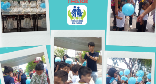 Donación de 236 kits escolares para los niños del Colegio en Breña (19/03/2025)