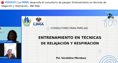 Consultorio para parejas. Tema: Entrenamiento en técnicas de relajación y respiración (28/03/2025)