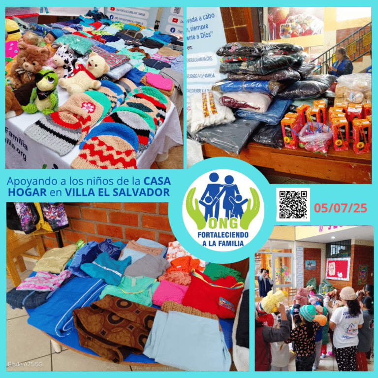 Lee más sobre el artículo Donaciones para los niños de la Casa Hogar Corazón de Jesús en Villa El Salvador (05/07/25)