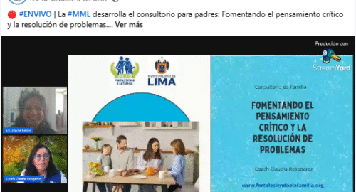 Consultorio para Padres. Tema: Fomentando el pensamiento crítico y la resolución de problemas (22/10/2025)