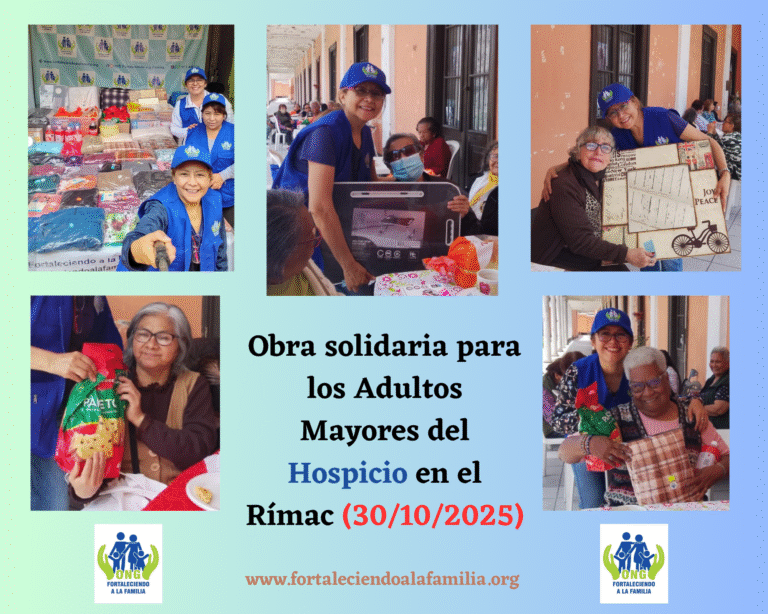 Lee más sobre el artículo Obra solidaria para los Adultos Mayores del Hospicio en el Rímac (30/10/2025)
