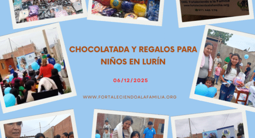 Chocolatada Navideña y entrega de regalos para 60 niños de LURÍN (06/12/2025)