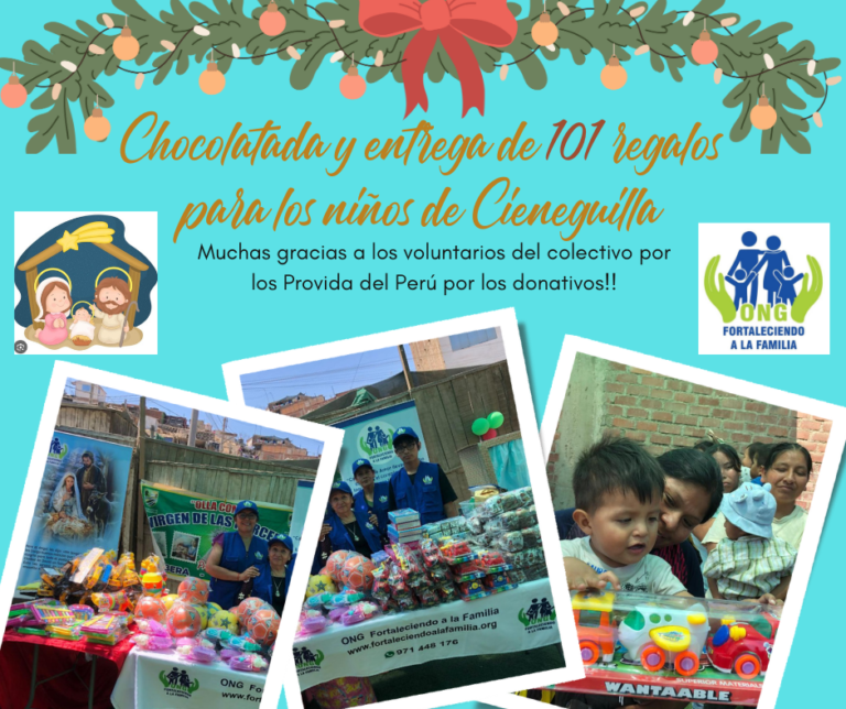 Lee más sobre el artículo Chocolatada Navideña y entrega de 101 regalos para los niños de Cieneguilla (21/12/25)