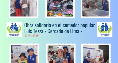 Obra solidaria en el comedor popular Luis Tezza -Cercado de Lima (27/01/2026)