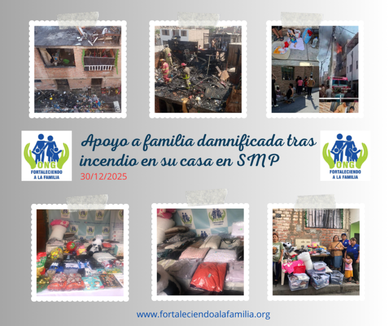 Lee más sobre el artículo Ayuda a familia damnificada por incendio de su casa en San Martín de Porres (30/12/2025)