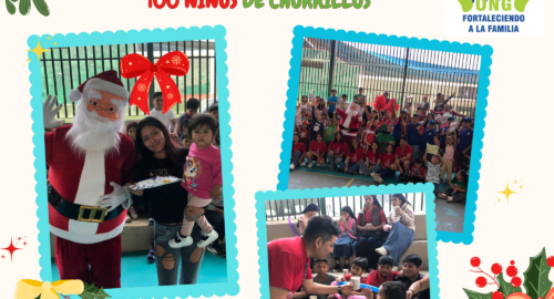 Chocolatada Navideña y entrega de regalos para 100 niños de comedores populares de CHORRILLOS (20/12/2025)