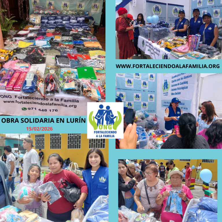 Lee más sobre el artículo Obra solidaria en LURÍN. Donación para 180 personas (15/02/2026)
