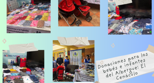 Donación de coches para bebés y ropas para niños del Cenáculo en VILLA EL SALVADOR (20/06/2026)