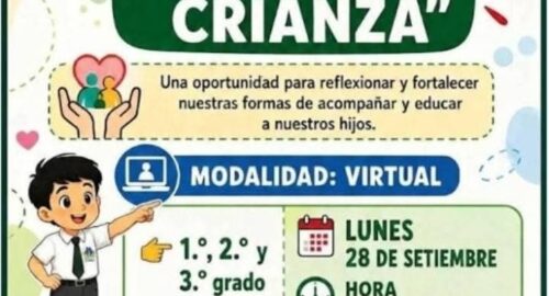 Charla para PADRES. Tema: Estilos de crianza (29/09/26)